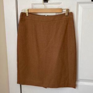 J Crew 100% Italian Wool Pencil Skirt